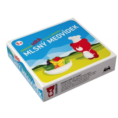 Mlsný medvídek (Teribear), společenská hra 140 x 140 x 25 mm