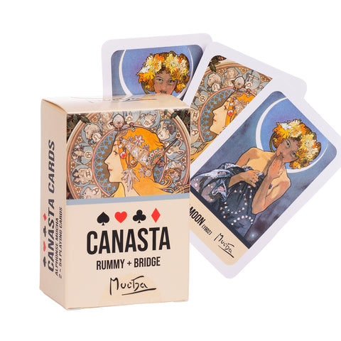 Kanastové karty Alfons Mucha