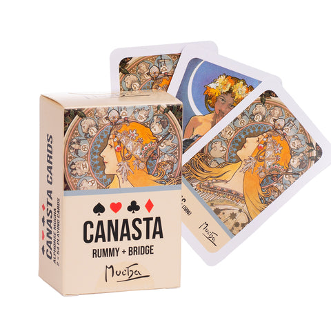 Kanastové karty Alfons Mucha