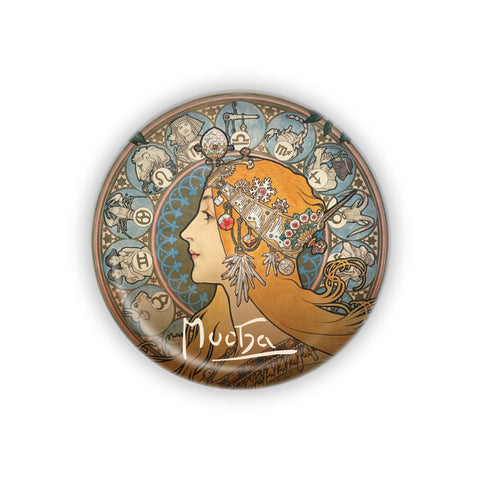 Kovový otvírák Alfons Mucha - Zodiak,