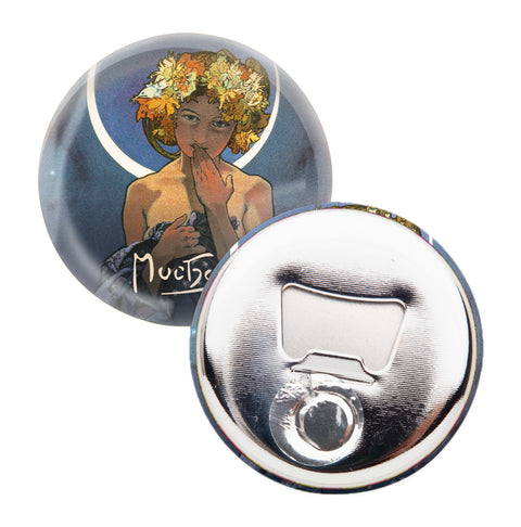 Kovový otvírák Alfons Mucha - Luna,