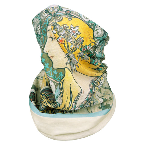Bandana Alfons Mucha – Zodiak, 25 × 47 cm