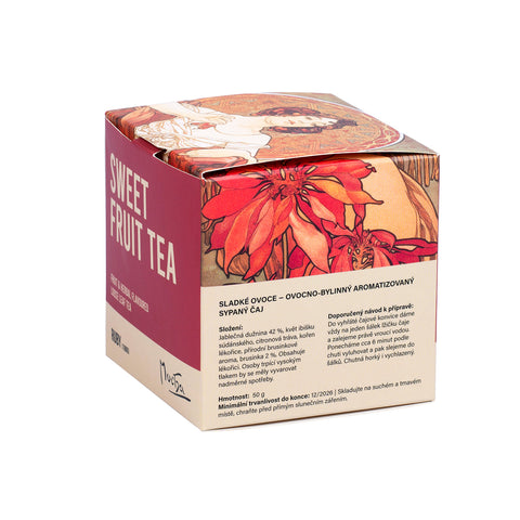 Čaj Alfons Mucha –Sladké ovoce- ovocno-bylinný, Ruby
