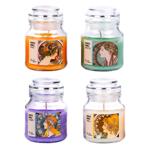 Vonná svíčka Mucha - Primrose, vůně meruňka