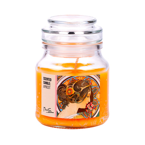 Vonná svíčka Mucha - Primrose, vůně meruňka