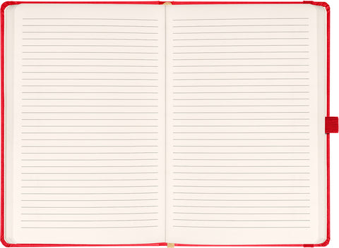 Notes Aprint, červený, linkovaný, 15 x 21 cm