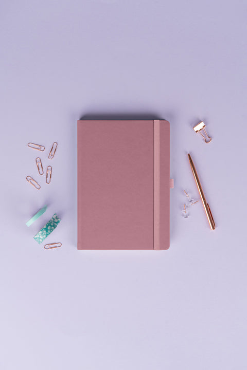 Notes Aprint Neo, růžový, linkovaný, 15 x 21 cm