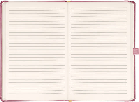 Notes Aprint Neo, růžový, linkovaný, 15 x 21 cm