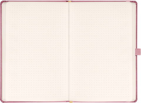 Notes Aprint Neo, růžový, tečkovaný, 15 x 21 cm