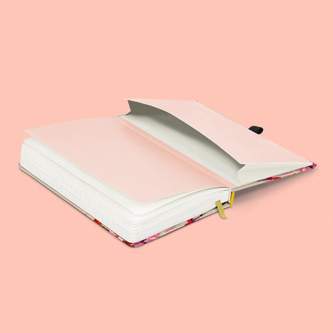 Notes Ptáčci – sakura Kateřiny Winterové, linkovaný, 13 x 21 cm