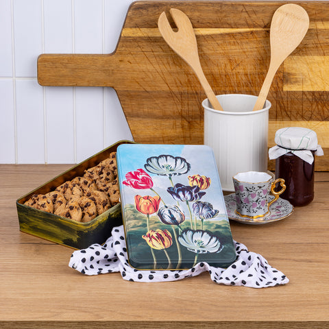 Plechová dóza Tulipány – Kateřina Winterová collection