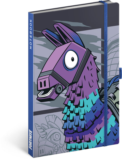 Notes Fortnite – Llama, linkovaný, 13 x 21 cm