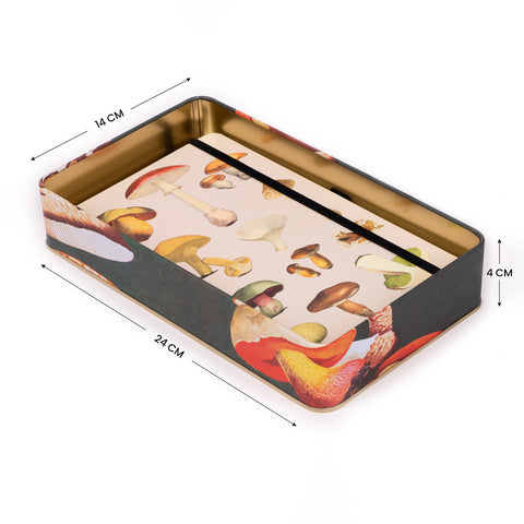 Plechová dóza Houby - Kateřina Winterová collection