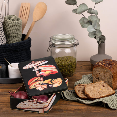 Plechová dóza Houby - Kateřina Winterová collection