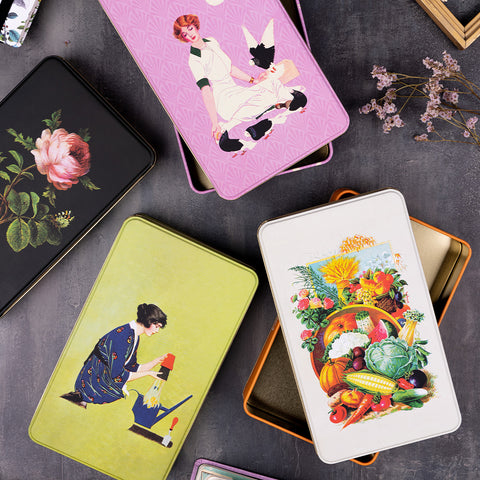 Plechová dóza Houby - Kateřina Winterová collection