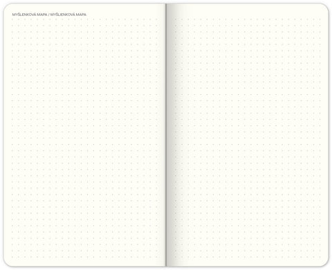 Týdenní nedatovaný diář My Bullet Planner, 13 × 21 cm CZ/SK