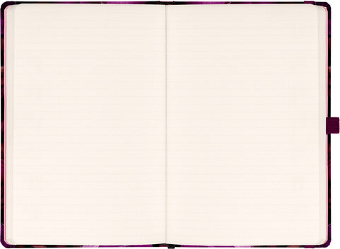 Planbook diář/notes Fialové květy 2026, 13 x 21 cm