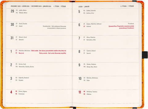 Planbook diář/notes Harry Potter – Bradavice 2026, 13 x 21 cm