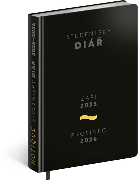 Studentský diář Academia (září 2025 – prosinec 2026), 9,8 x 14,5 cm