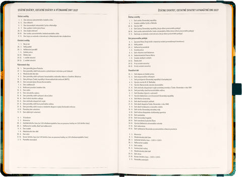 Planbook diář/notes Kočka 2027, 13 x 21 cm