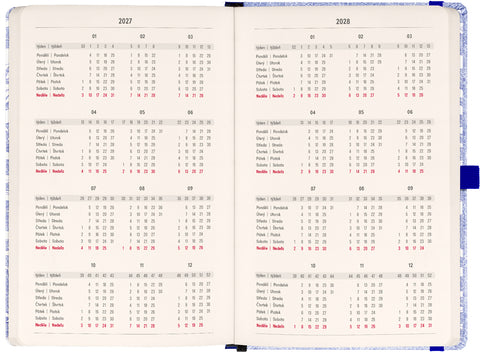 Planbook diář/notes Pod mořem  2027, 13 x 21 cm