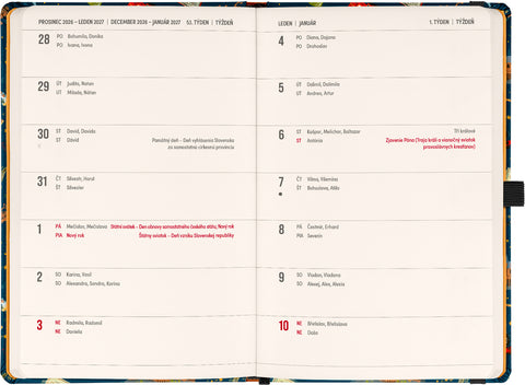 Planbook diář/notes Harry Potter –  Bradavický expres 2027, 13 x 21 cm