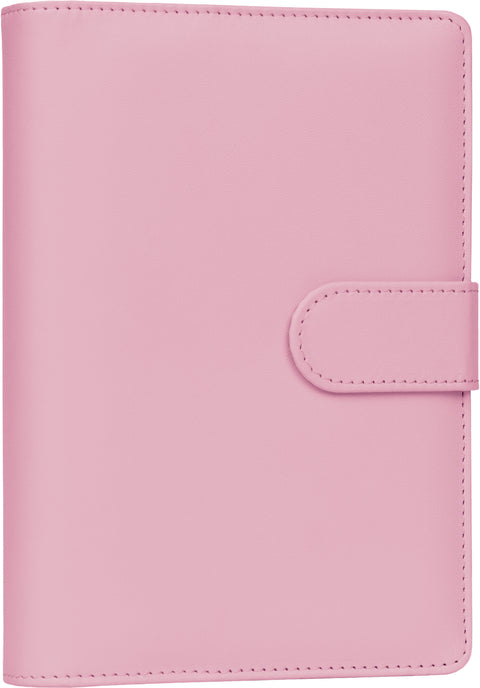 Refill – Týdenní kroužkový diář s vyměnitelnými listy 2027, pudrově růžový, 12,5 x 19 cm