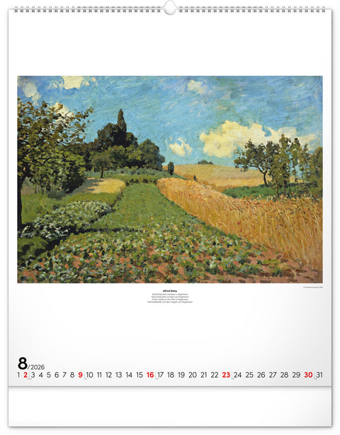 Nástěnný kalendář Impresionismus 2026, 48 x 56 cm