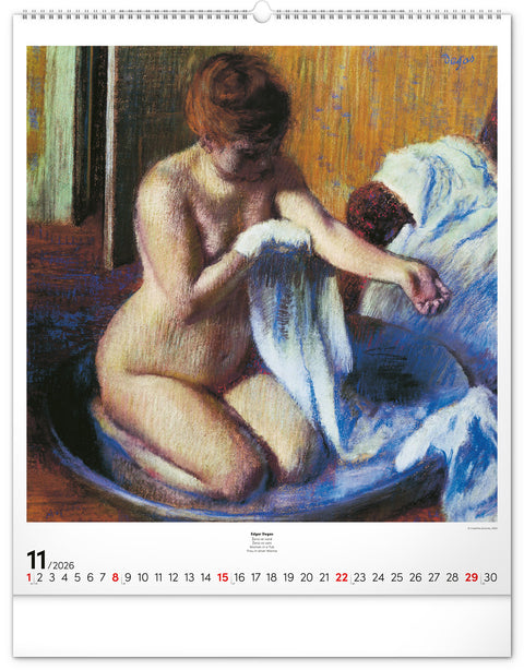 Nástěnný kalendář Impresionismus 2026, 48 x 56 cm