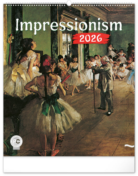 Nástěnný kalendář Impresionismus 2026, 48 x 56 cm