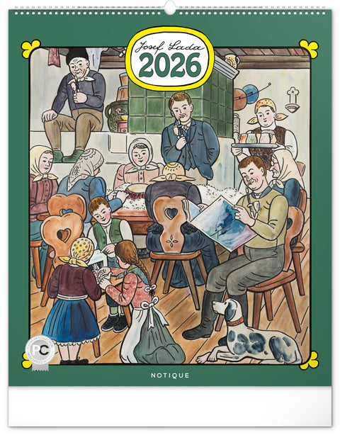 Nástěnný kalendář Josef Lada 2026, 48 x 56 cm