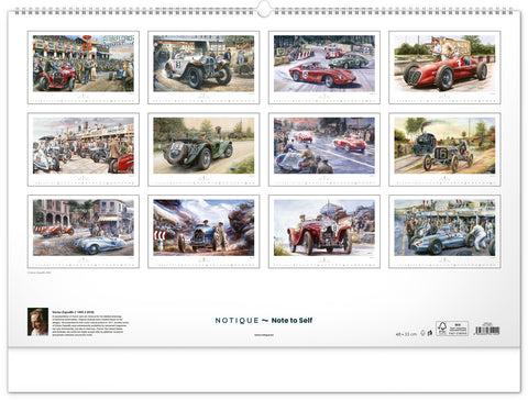Nástěnný kalendář Oldtimers – Václav Zapadlík 2026, 64 x 42 cm