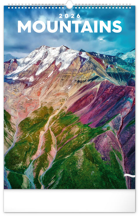 Nástěnný kalendář Hory 2026, 33 x 46 cm
