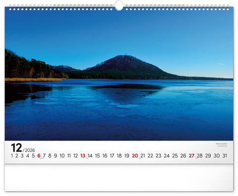 Nástěnný kalendář Panoramata Česka 2026, 48 x 33 cm