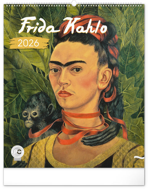 Nástěnný kalendář Frida Kahlo 2026, 48 x 56 cm