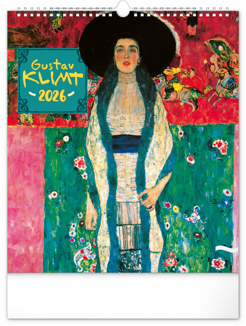 Nástěnný kalendář Gustav Klimt 2026, 30 x 34 cm