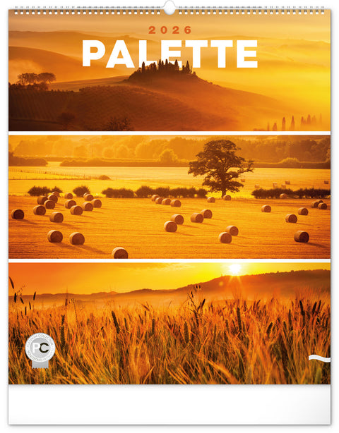 Nástěnný kalendář Paleta 2026, 48 x 56 cm
