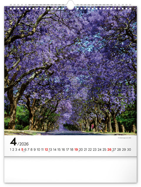 Nástěnný kalendář Inspirace 2026, 30 x 34 cm