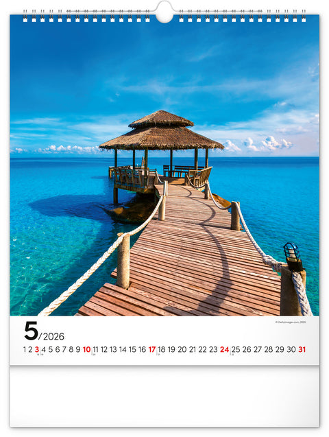 Nástěnný kalendář Inspirace 2026, 30 x 34 cm