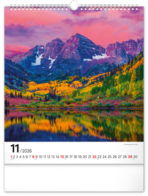 Nástěnný kalendář Inspirace 2026, 30 x 34 cm