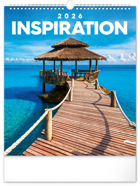 Nástěnný kalendář Inspirace 2026, 30 x 34 cm