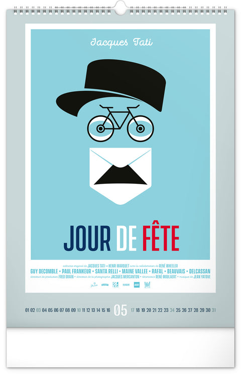 Nástěnný kalendář Alternative Movie Posters 2026, 33 x 46 cm