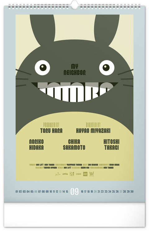 Nástěnný kalendář Alternative Movie Posters 2026, 33 x 46 cm