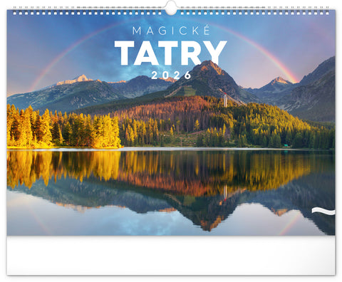 Nástenný kalendár Magické Tatry 2026, 48 x 33 cm