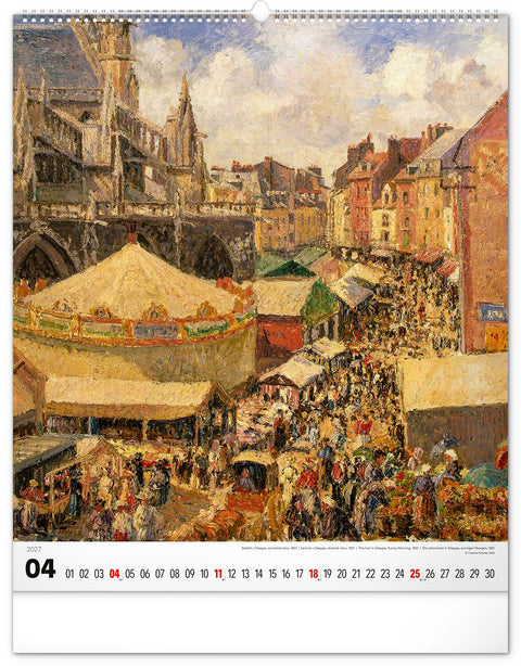 Nástěnný kalendář Impresionismus 2027, 48 x 56 cm