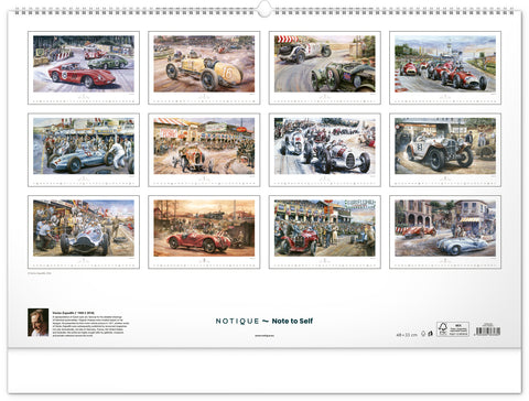 Nástěnný kalendář Oldtimers – Václav Zapadlík 2027, 64 x 42 cm