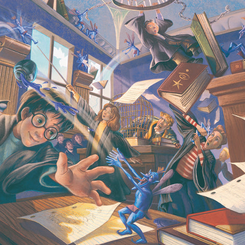 Poznámkový kalendář Harry Potter 2026, 30 x 30 cm