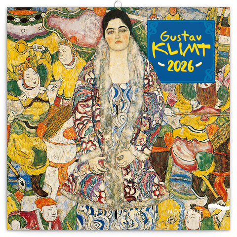 Poznámkový kalendář Gustav Klimt 2026, 30 x 30 cm