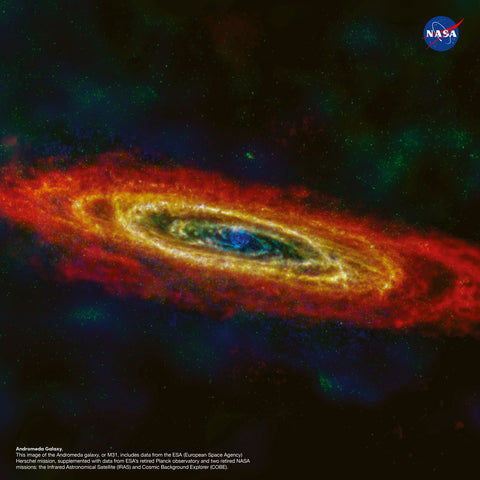 Poznámkový kalendář NASA 2026, 30 x 30 cm