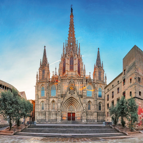 Poznámkový kalendář Barcelona 2026, 30 x 30 cm